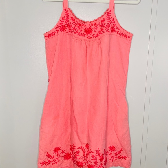 Lucky Brand Embroidered Linen Dress M - Picture 2 of 8